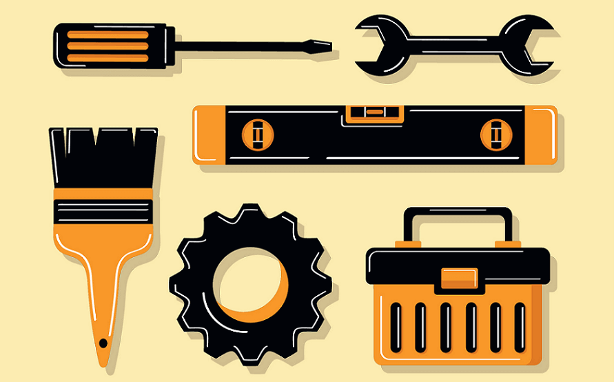 outils de travail pour faire de la maintenance technique