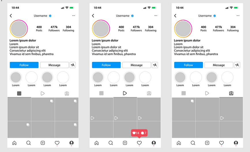 trois Feed Instagram