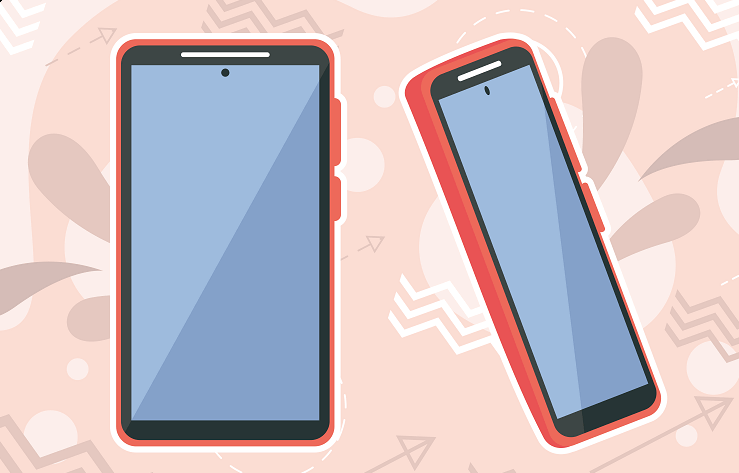 deux appareils smartphones