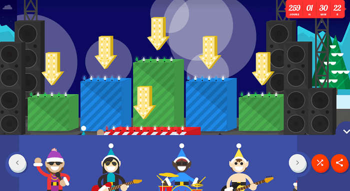 jeu de mémoire Santa tracker